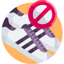 Icon | vor Betreten eines Tempels sollten die Schuhe ausgezogen werden - Verhaltensregeln in buddhistischen Tempeln