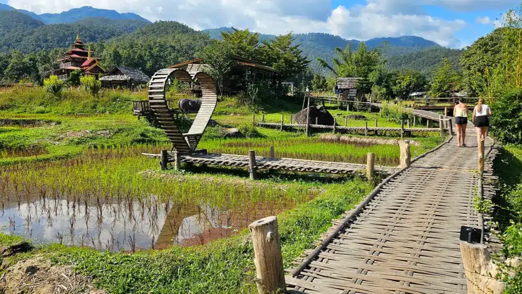 Kho Ku So Bamboo Bridge